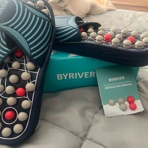 New Byriver Acupuncture Massage Slippers